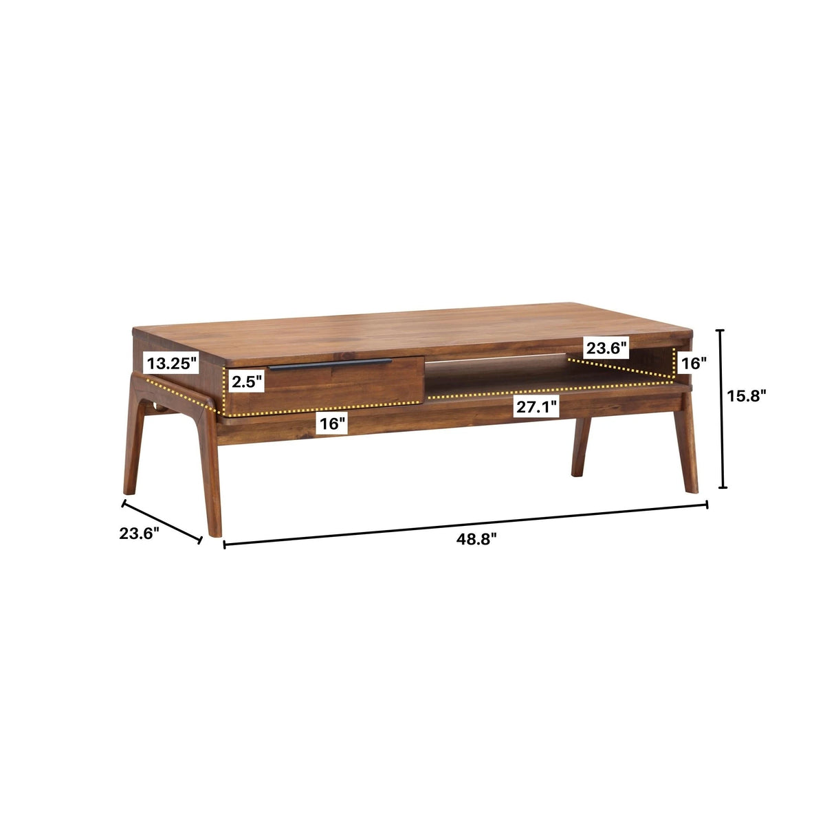 Coffee Table Only dimensions