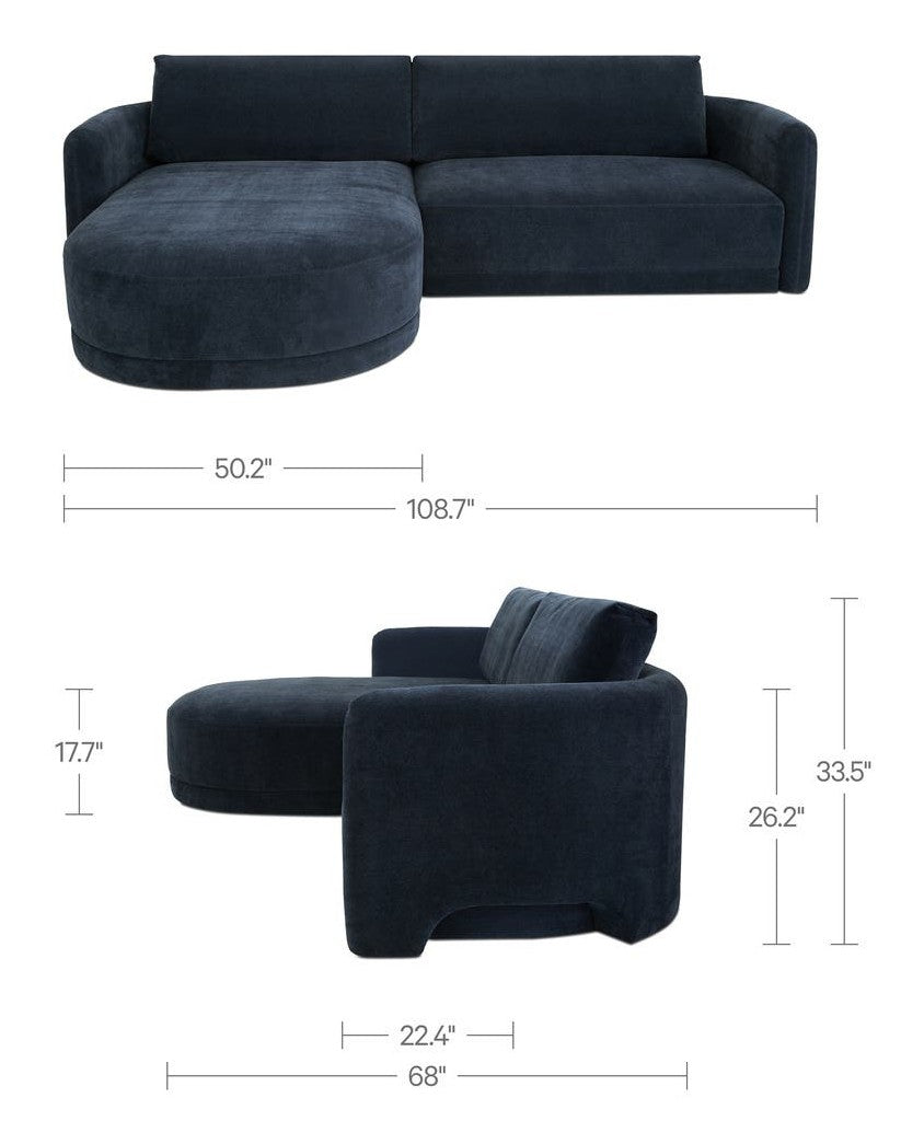 Dark Blue / Left dimensions