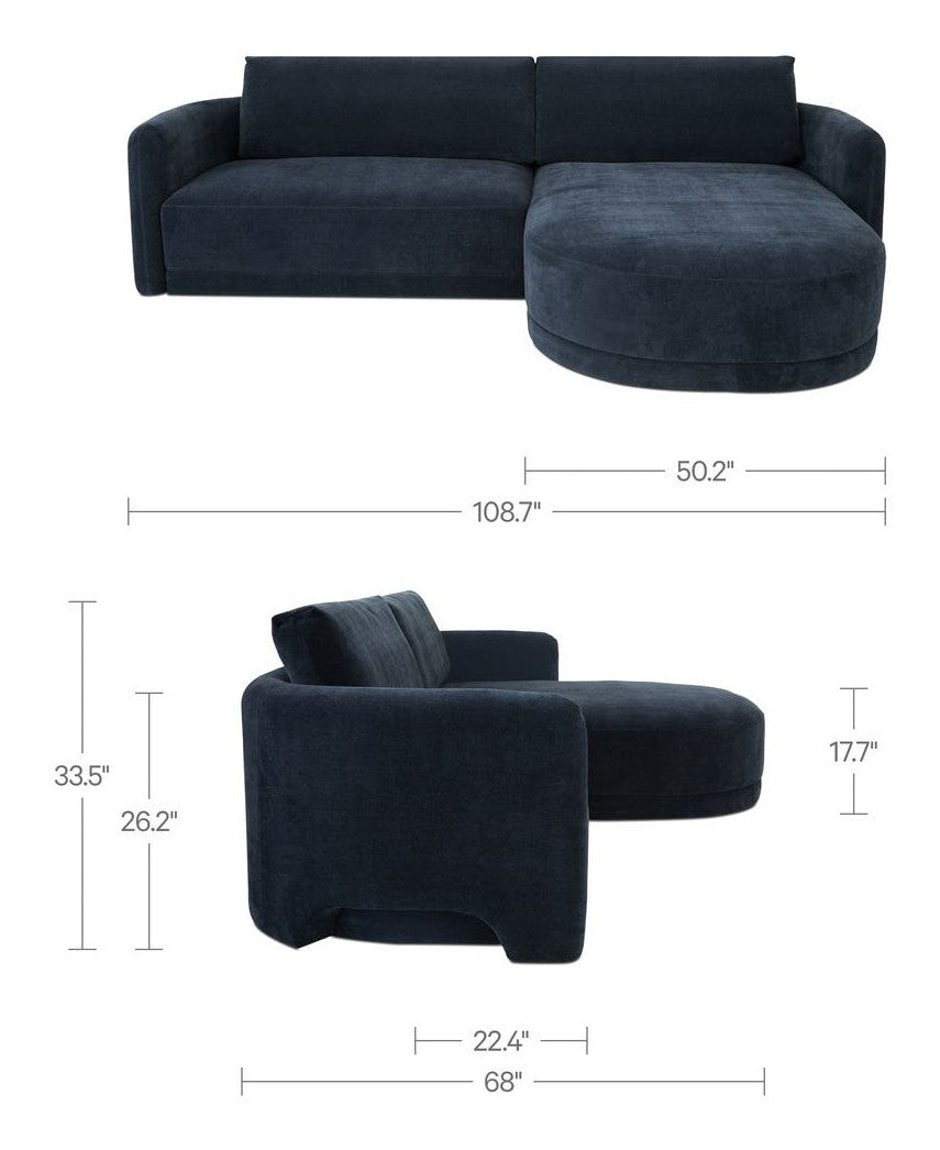 Dark Blue / Right dimensions