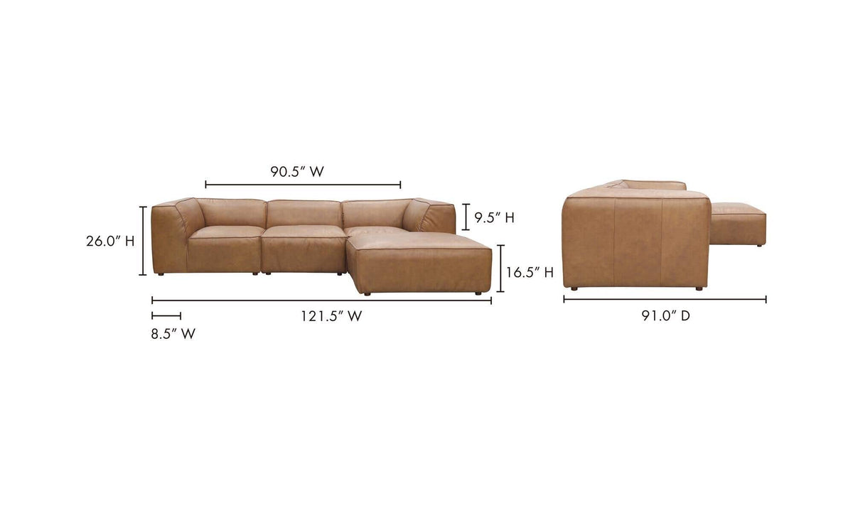 Sonoran Tan / Lounge / No Ottoman dimensions