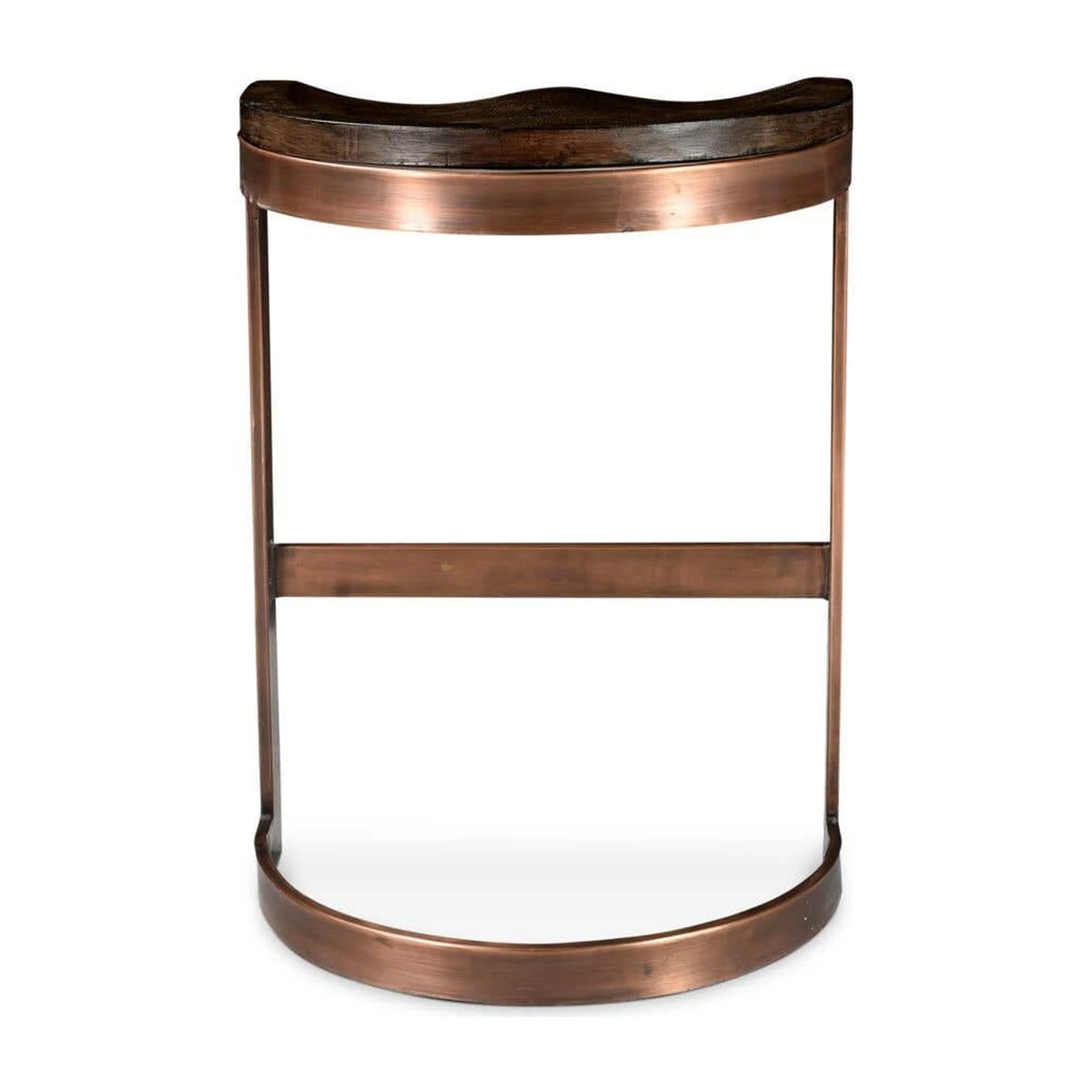 Bodrum Counter Stool in Grey, back view