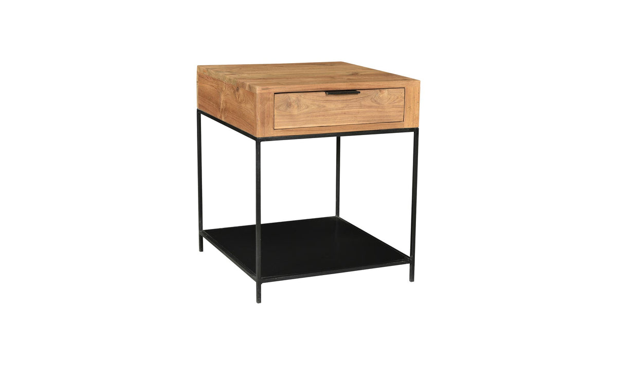 Jura Side Table in Natural — three-quarter view