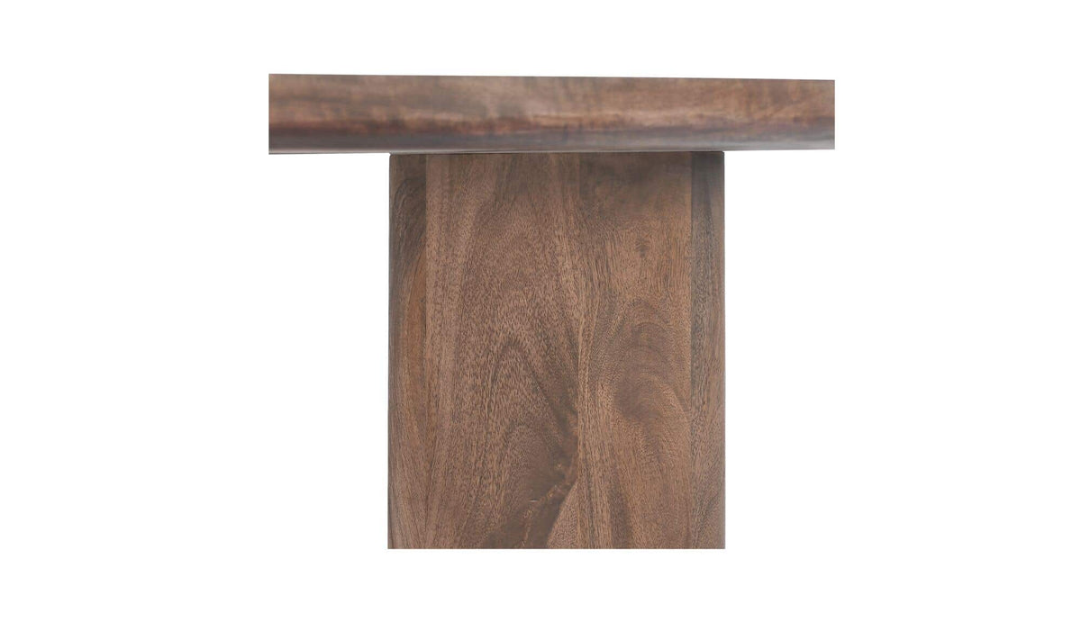 Levens Dining Table in Dark Brown, mango wood detail, view 7