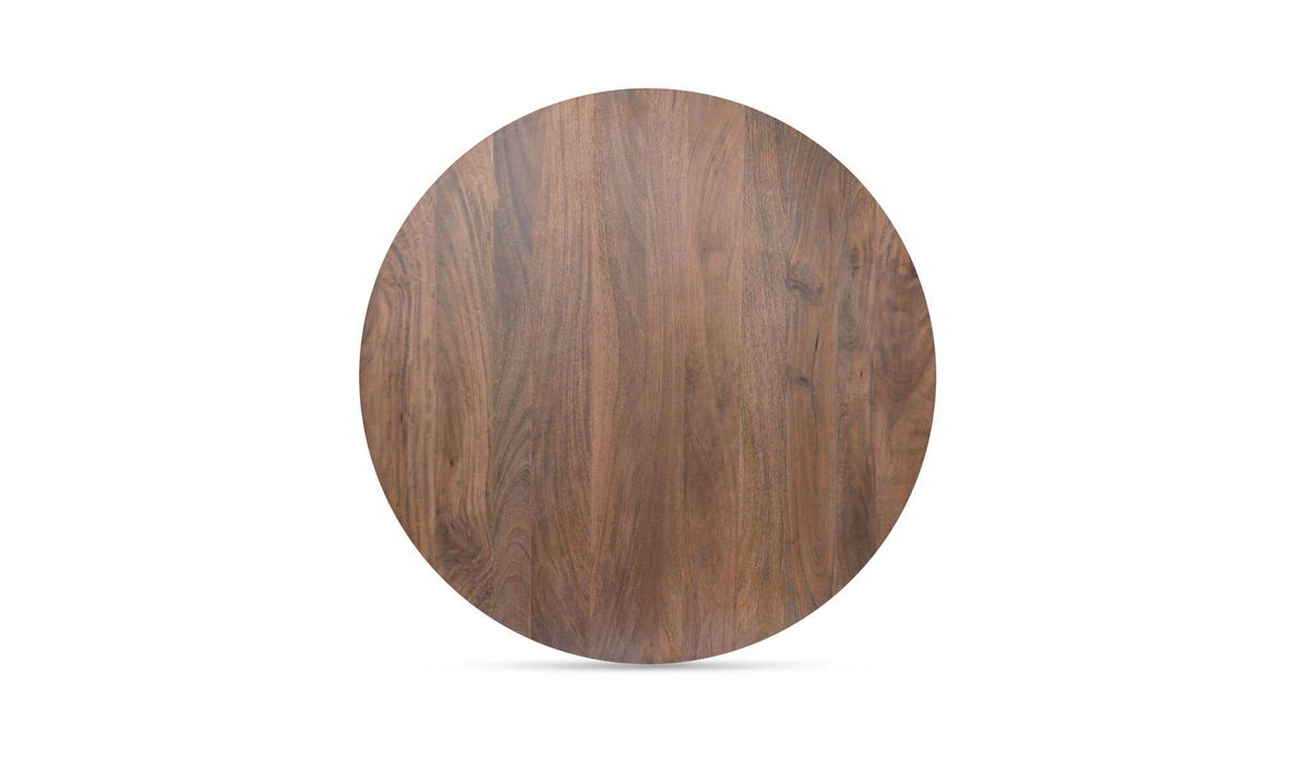 Levens Dining Table in Dark Brown, top view, view 2