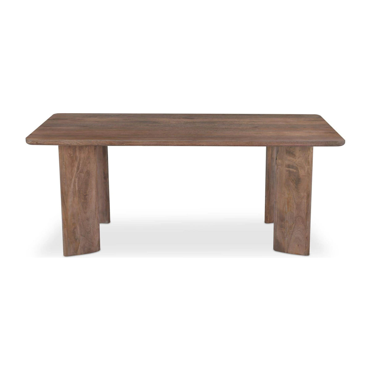 Levens Dining Table in Dark Brown, mango wood, 72" × 35"