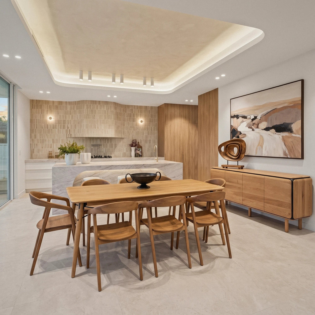 Dunster Oak Dining Set - Altera