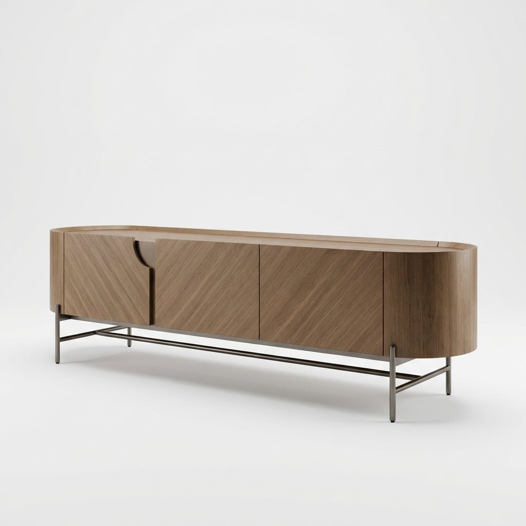 Echelon Metallic Entertainment Center - Altera