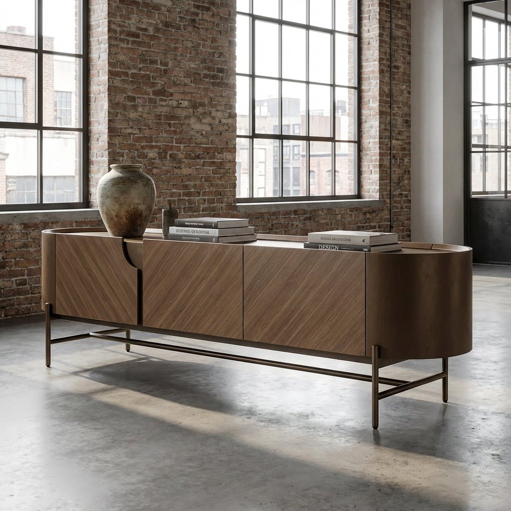 Echelon Metallic Entertainment Center - Altera