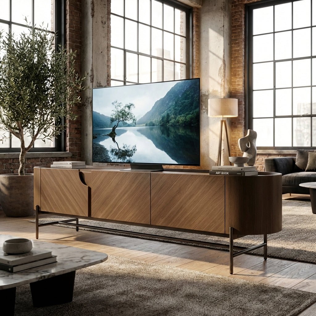 Echelon Metallic Entertainment Center - Altera