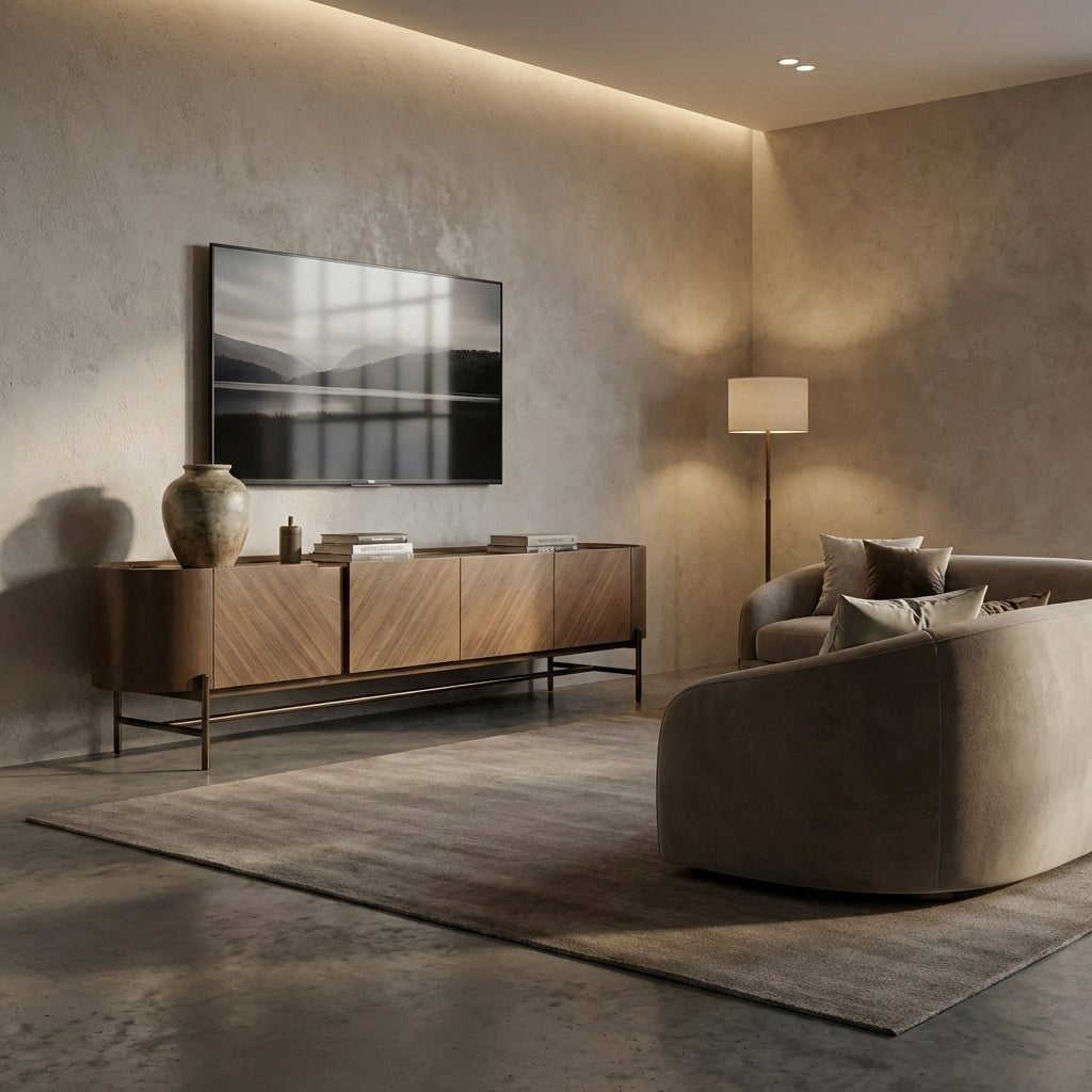 Echelon Metallic Entertainment Center - Altera