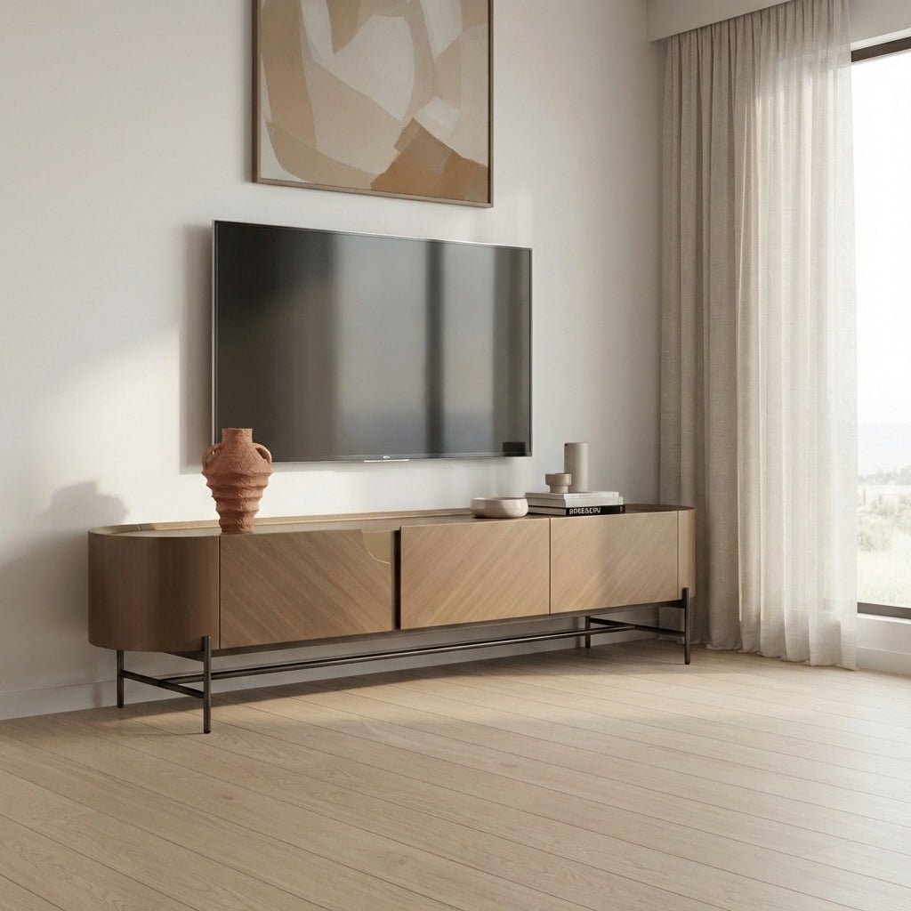 Echelon Metallic Entertainment Center - Altera