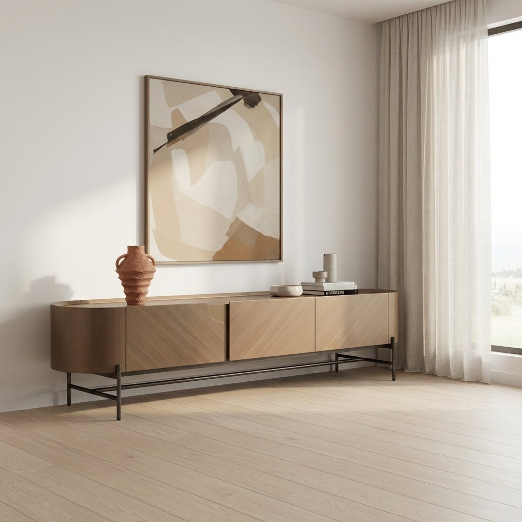 Echelon Metallic Entertainment Center - Altera