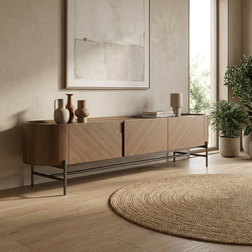 Echelon Metallic Entertainment Center - Altera