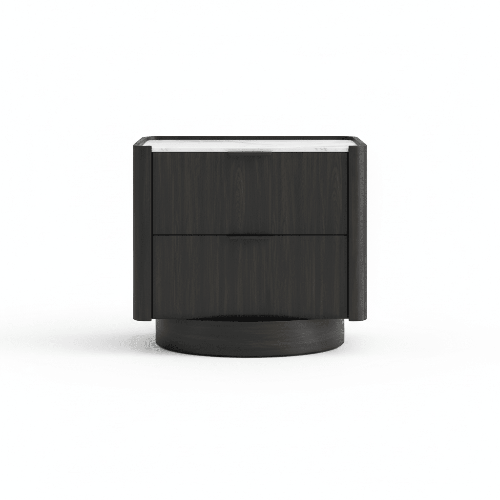 Eclipse Smoked Oak Nightstand - Altera