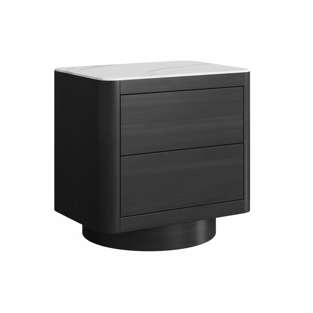 Eclipse Smoked Oak Nightstand - Altera