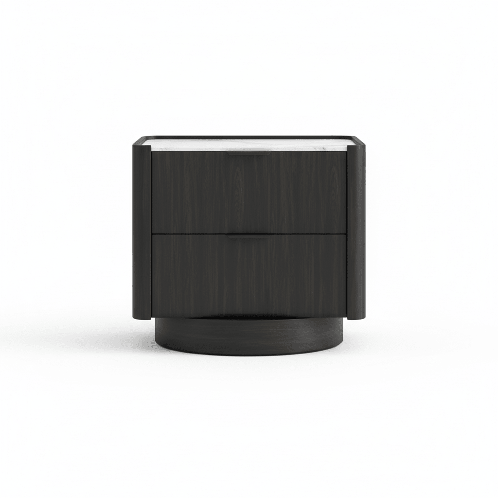 Eclipse Smoked Oak Nightstand - Altera