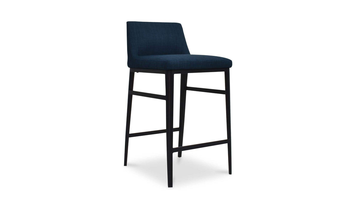 Bolsena Counter Stool in Blue, polyester detail
