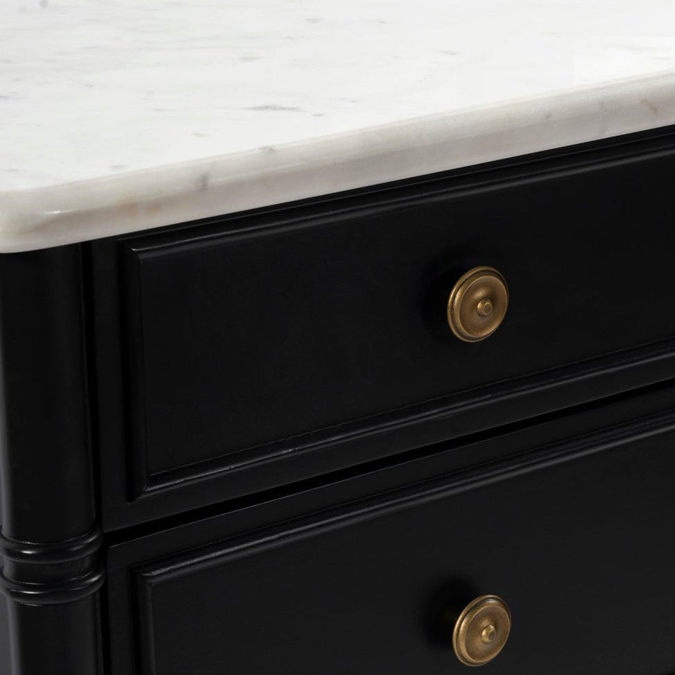 Elowen 5 Drawer Chest Black - Altera