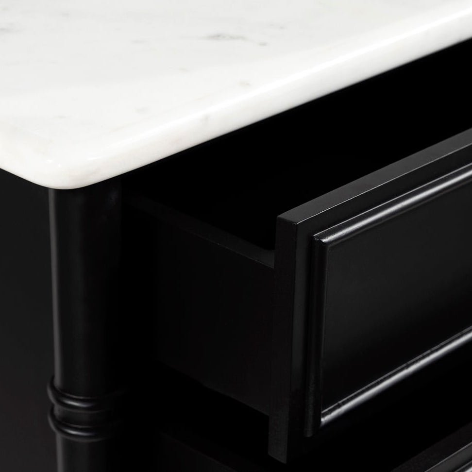 Elowen 5 Drawer Chest Black - Altera