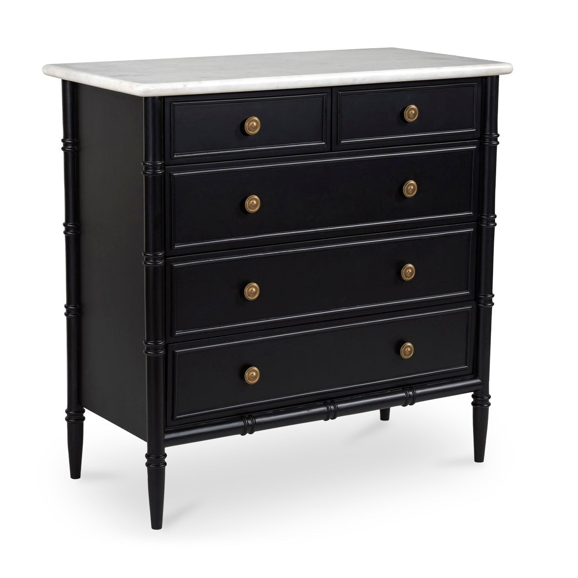 Elowen 5 Drawer Chest Black - Altera