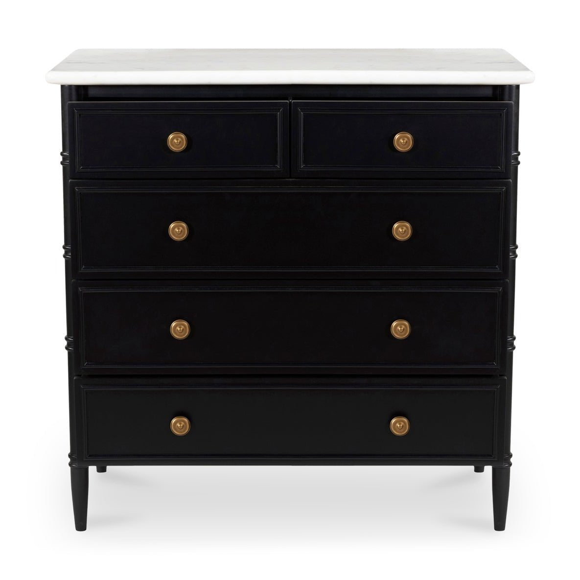 Elowen 5 Drawer Chest Black - Altera