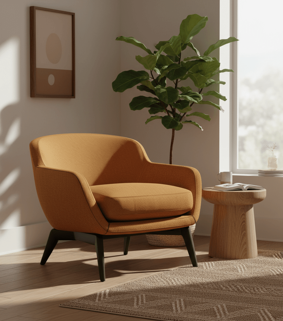 Emery Upholstered Armchair - Altera