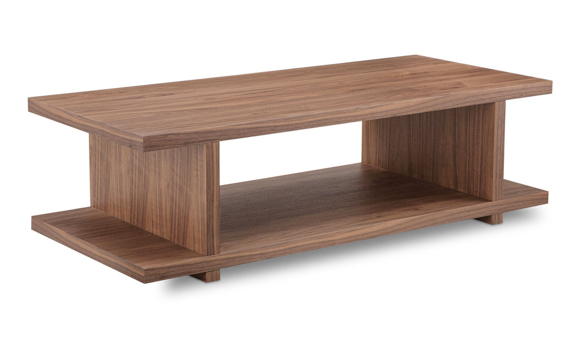 Monsaraz Coffee Table in Walnut — walnut veneer detail