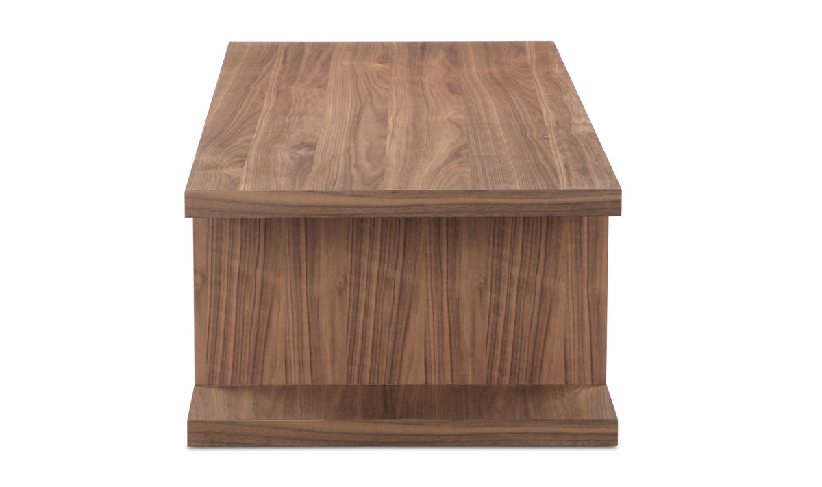 Monsaraz Coffee Table in Walnut — side profile