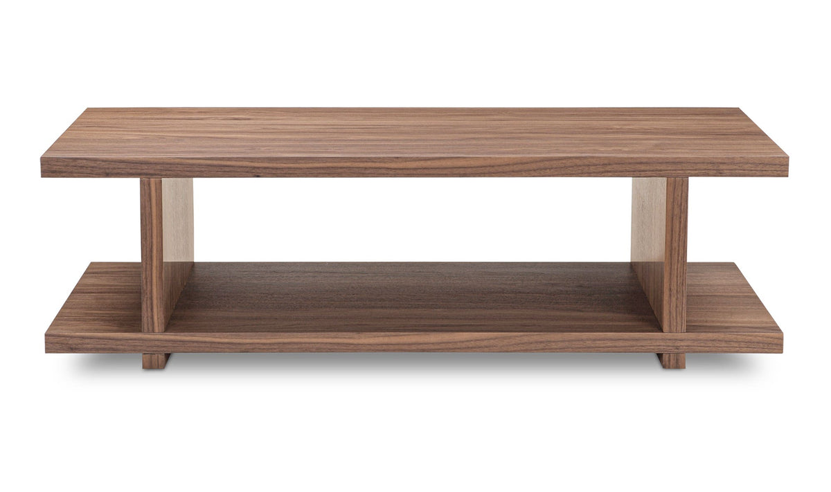 Monsaraz Coffee Table in Walnut — walnut veneer, 54" × 24"