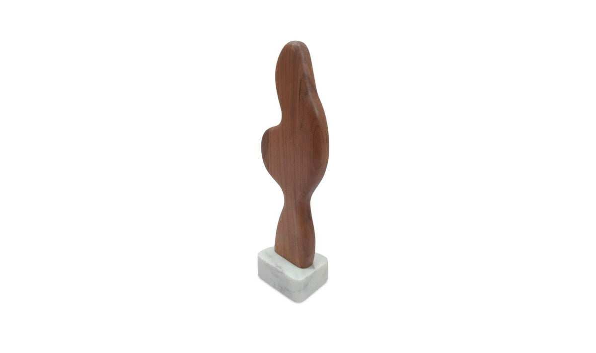 Erquy Wood And Marble Sculpture 1 - Altera