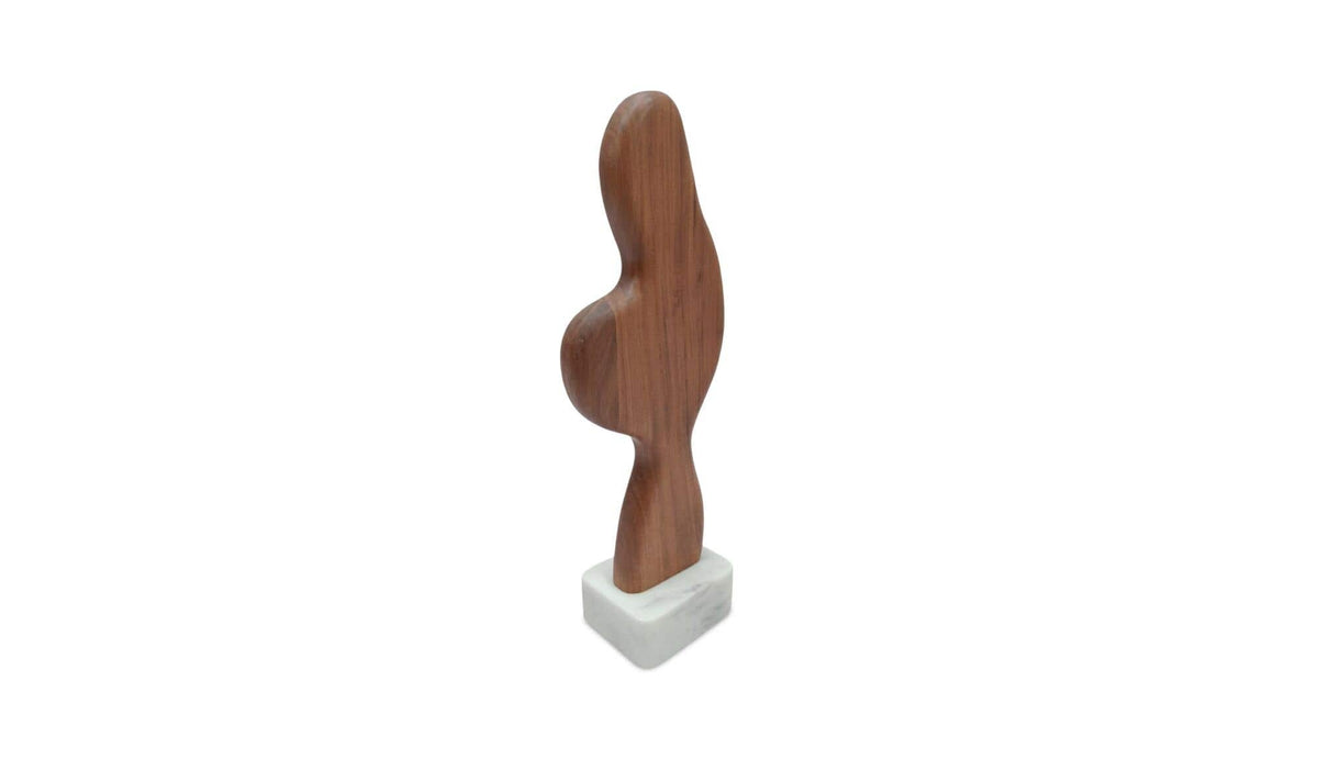 Erquy Wood And Marble Sculpture 1 - Altera
