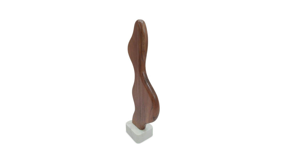 Erquy Wood And Marble Sculpture 2 - Altera