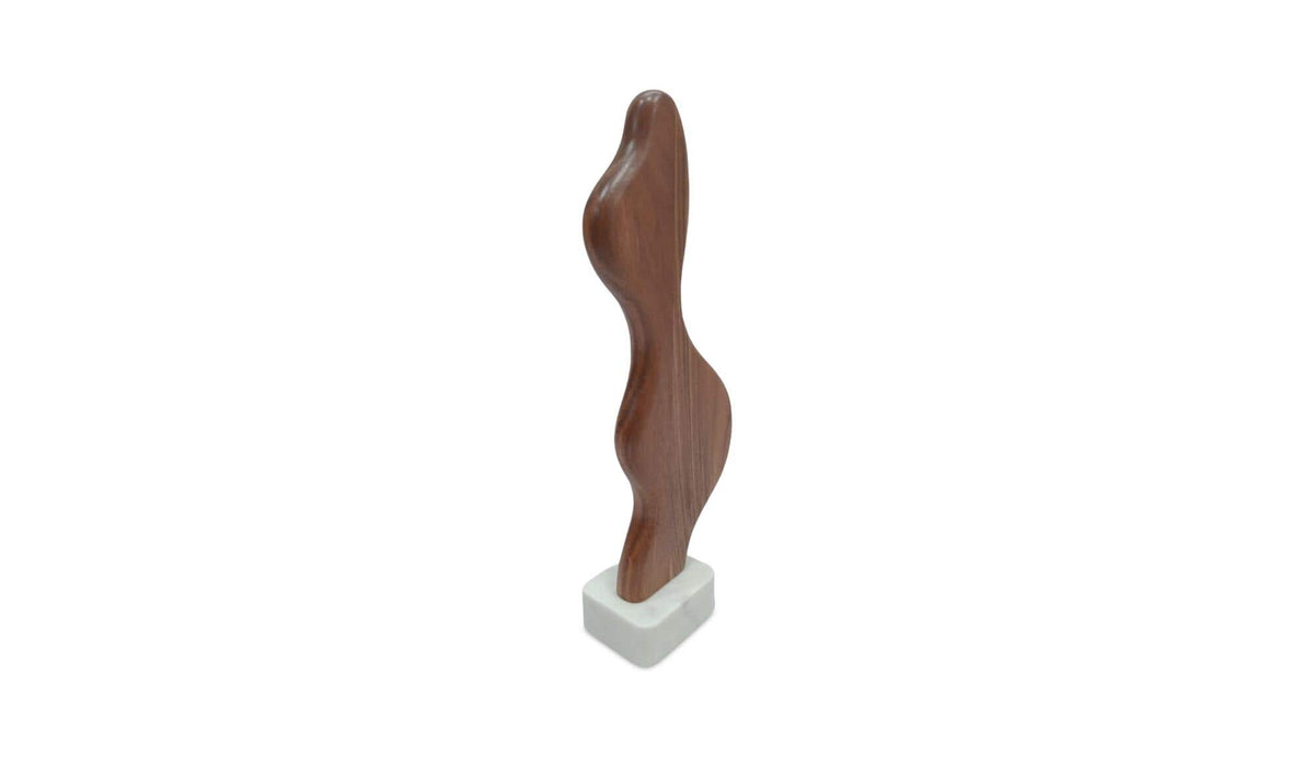 Erquy Wood And Marble Sculpture 2 - Altera