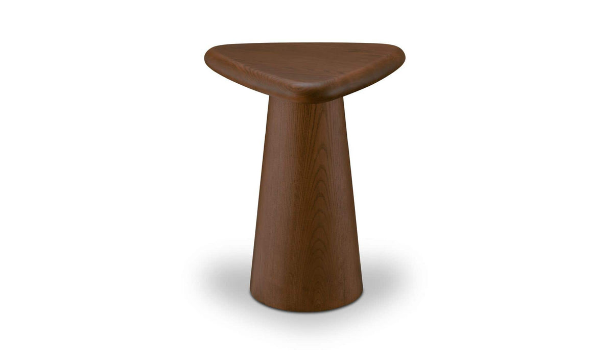 Raglan Cocktail Table in Brown — solid ash, 15" × 14"