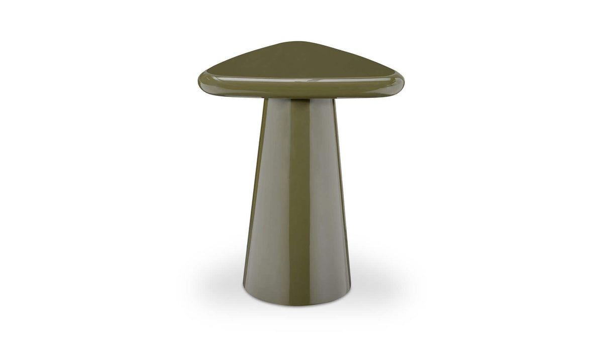 Raglan Cocktail Table Dark Green Lacquer in Dark Green — back view