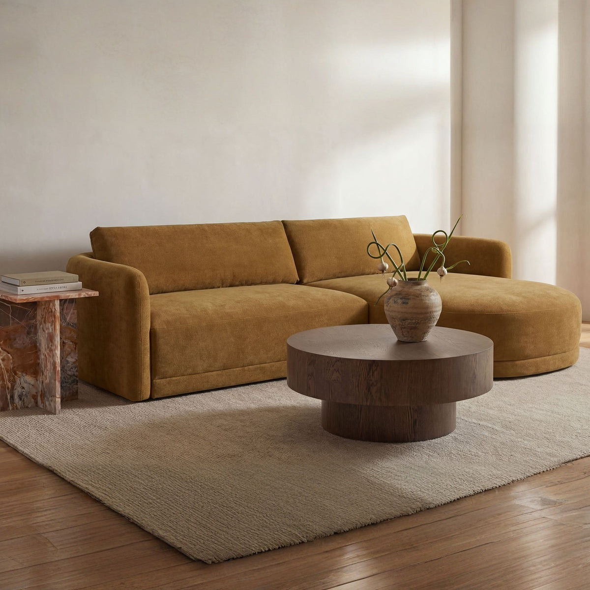 Eyam Curved Sectional - Altera