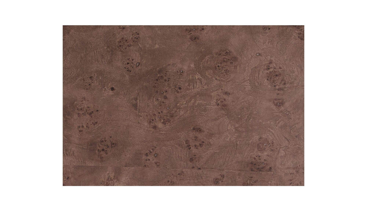 Galway Coffee Table in Burl — burl veneer detail