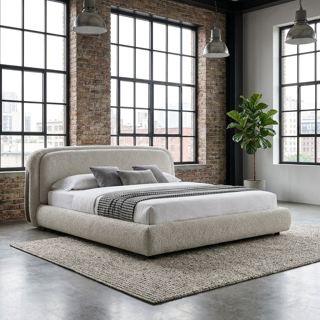 Fort - de - France King Bed with Matching Nightstands - Altera