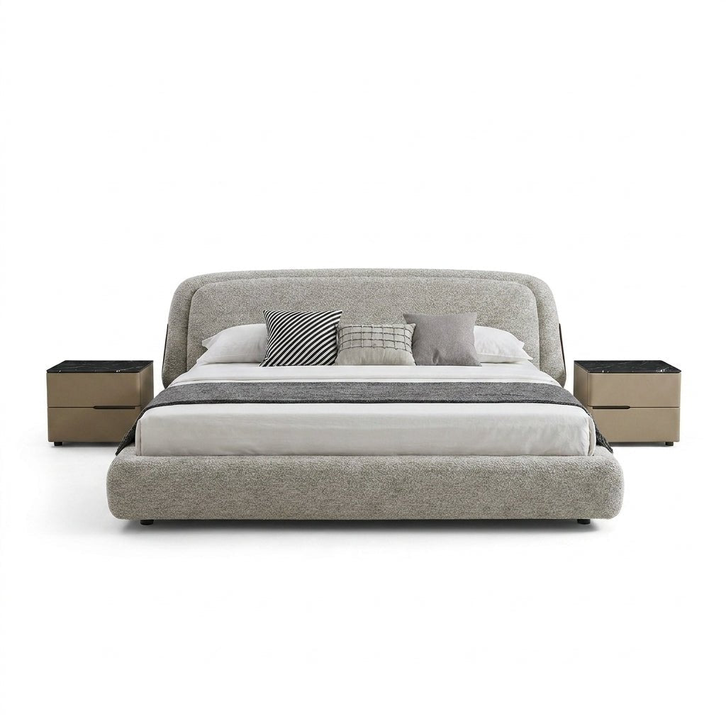 Fort - de - France King Bed with Matching Nightstands - Altera