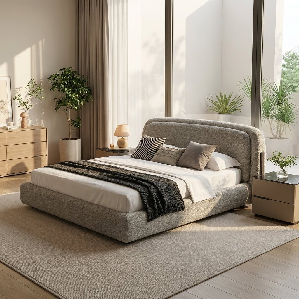 Fort - de - France King Bed with Matching Nightstands - Altera