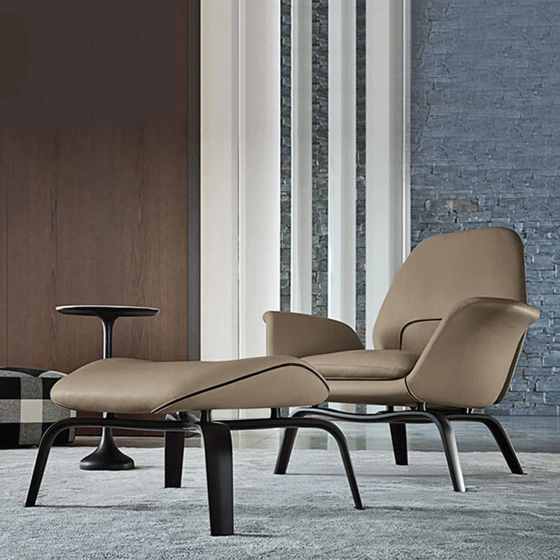 Pula Main PM07 Premium Swivel Relaxation Chair with Ottoman