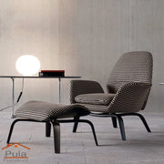 Pula Main PM07 Premium Swivel Relaxation Chair with Ottoman