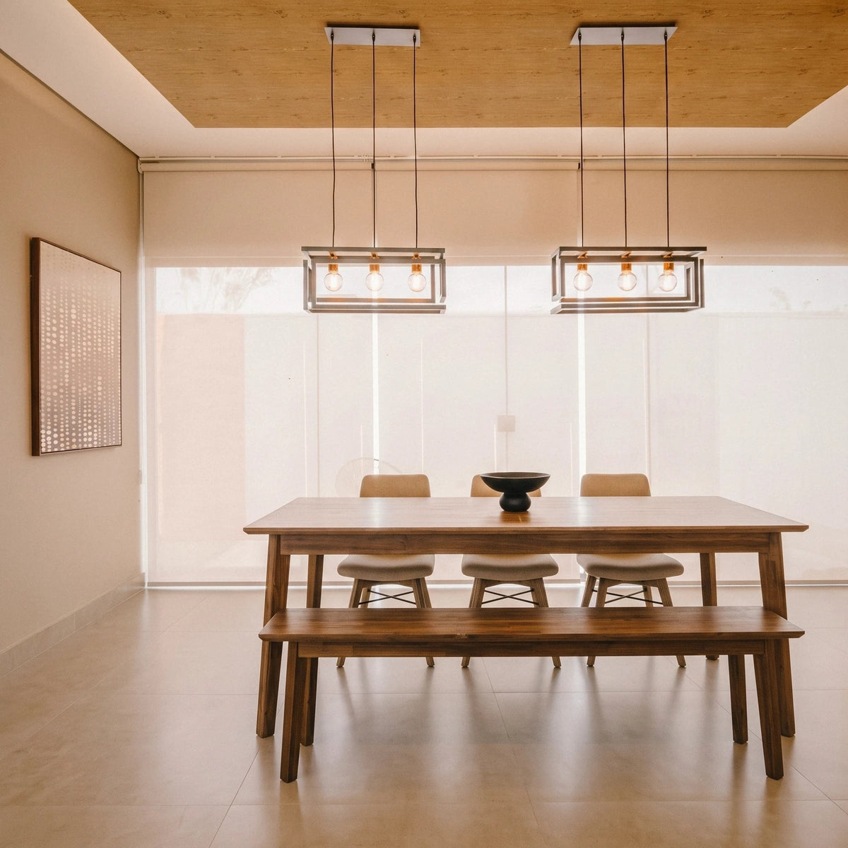 Giana Extension Acacia Dining Set - Altera