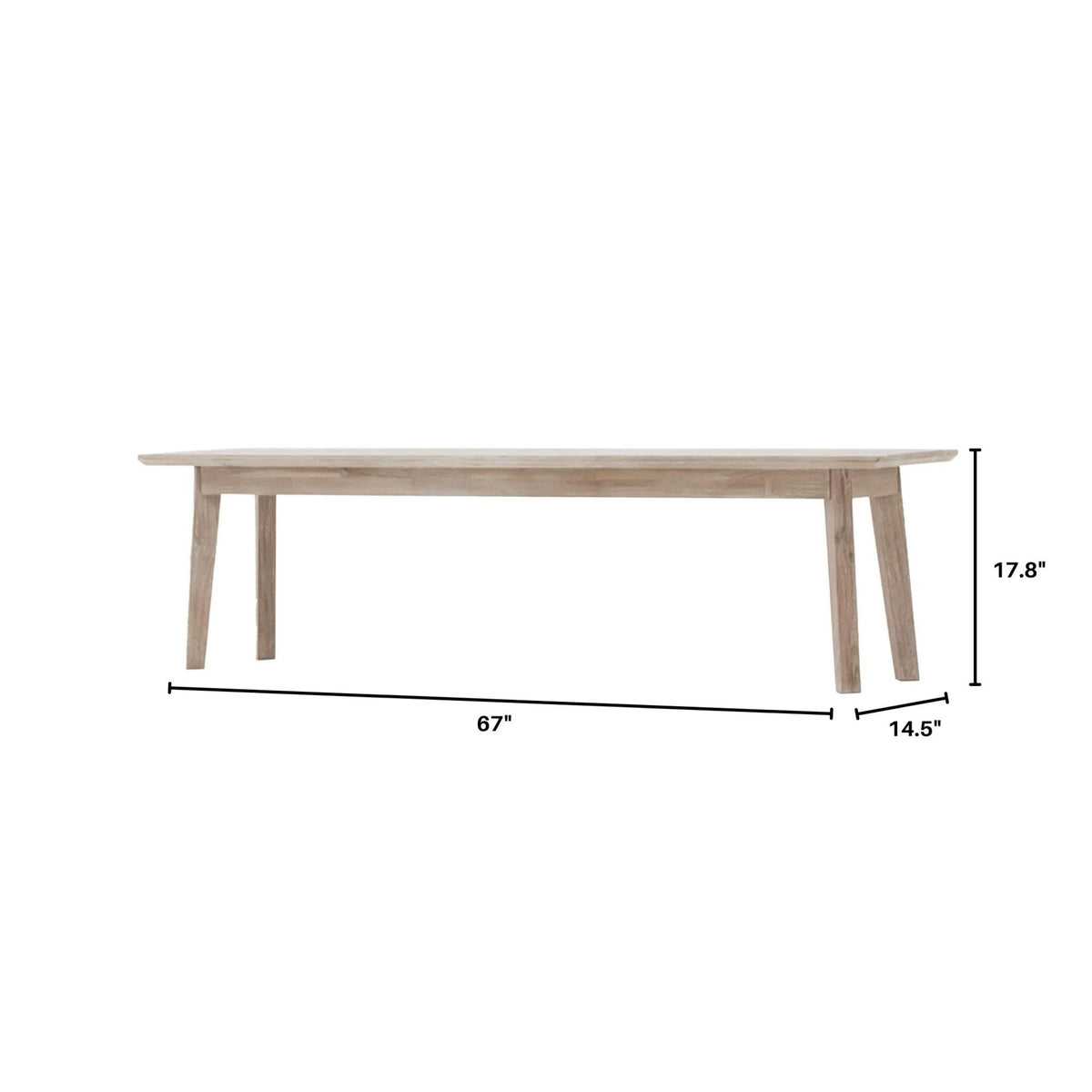 Giana Extension Acacia Dining Set - Altera