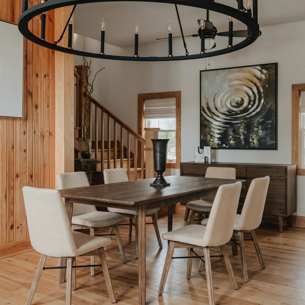 Giana Extension Acacia Dining Set - Altera