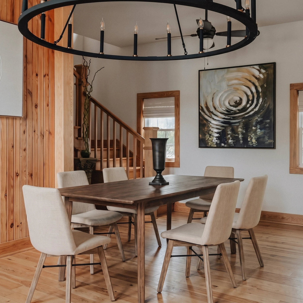 Giana Extension Acacia Dining Set - Altera