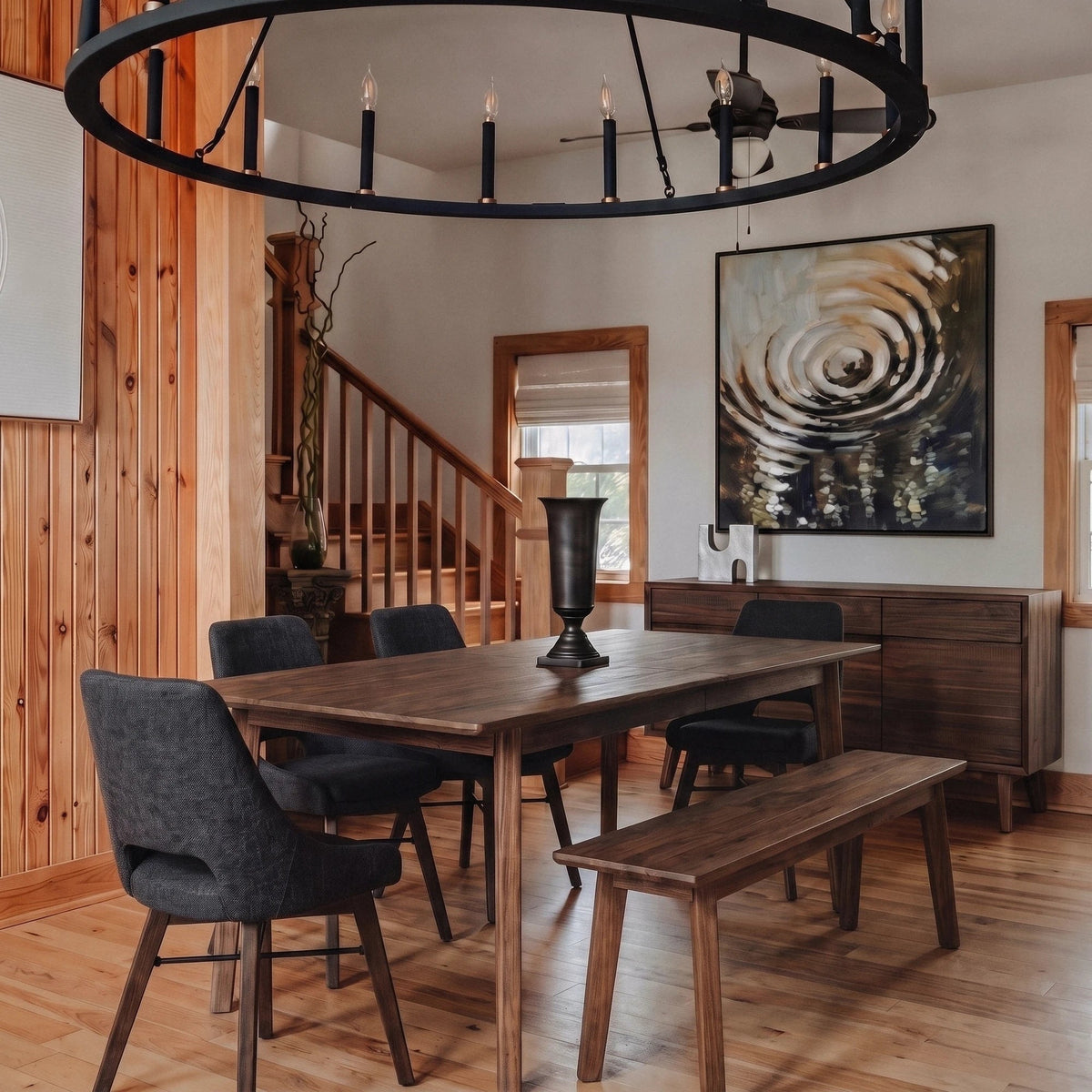 Giana Extension Acacia Dining Set - Altera