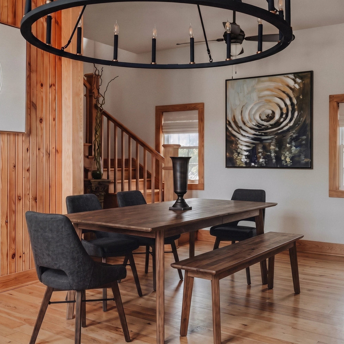 Giana Extension Acacia Dining Set - Altera