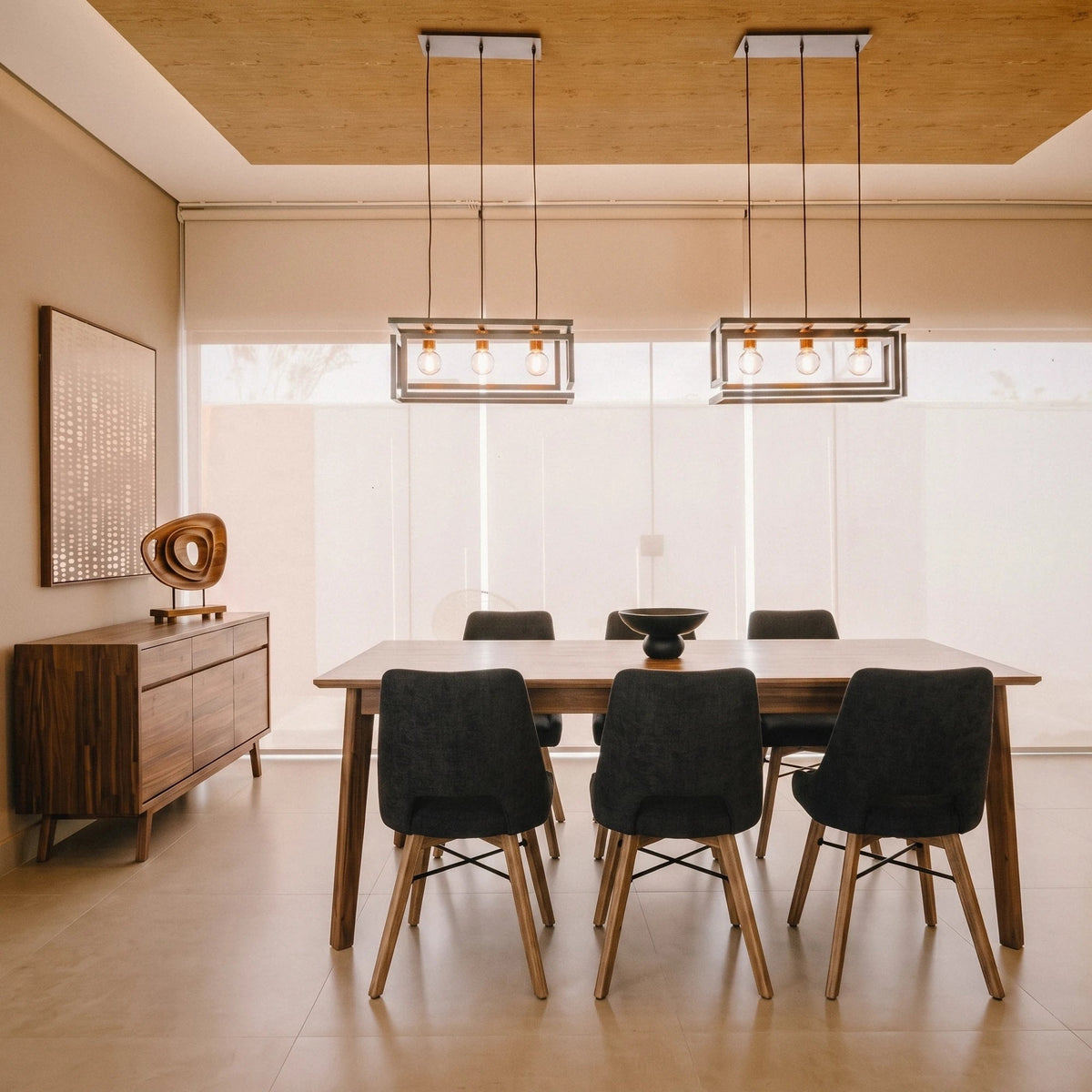 Giana Extension Acacia Dining Set - Altera