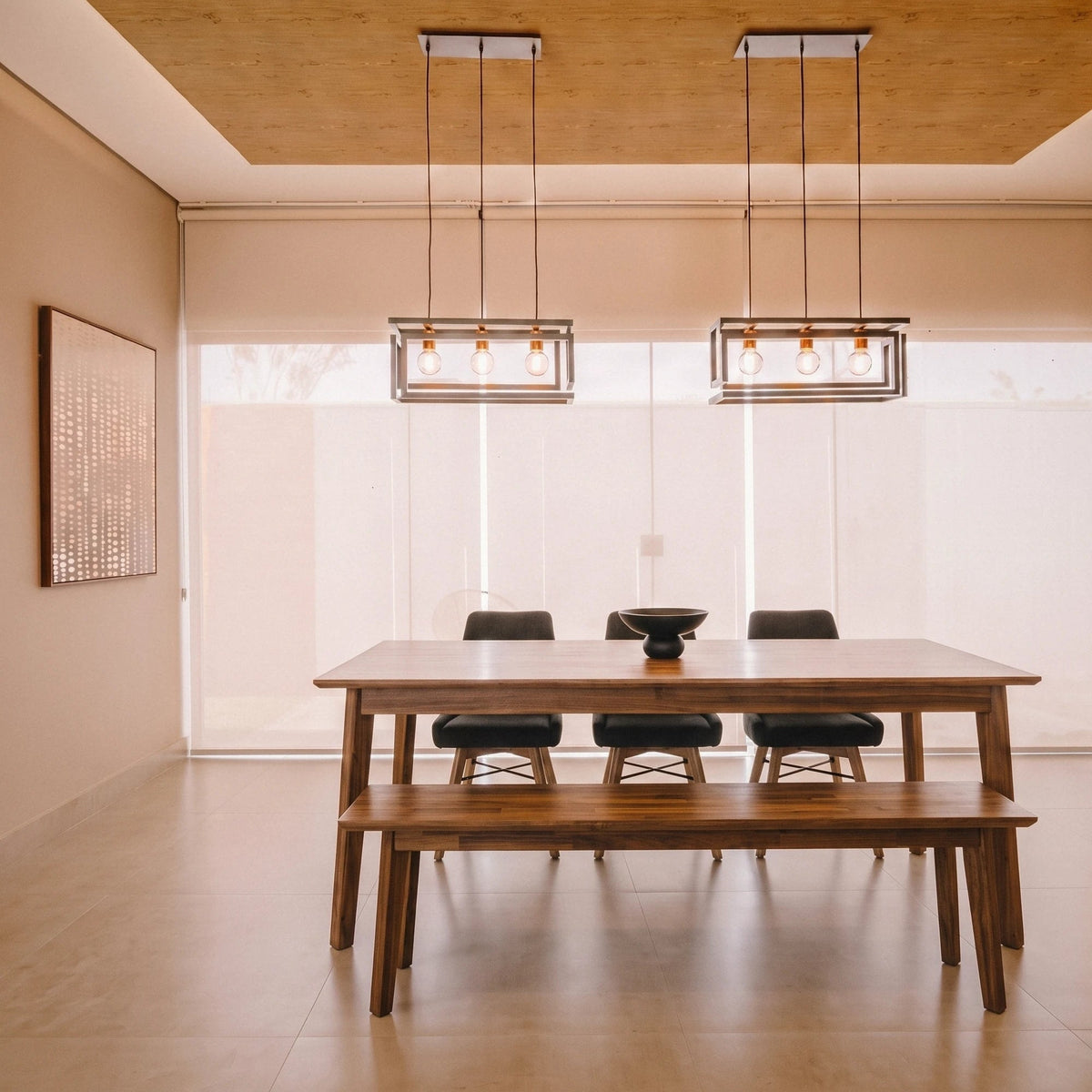 Giana Extension Acacia Dining Set - Altera